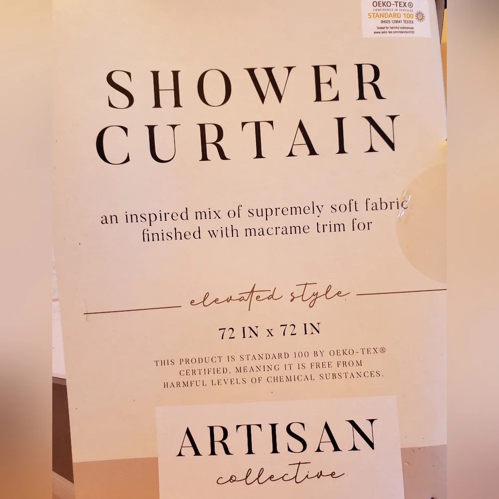 Ivory Shower Curtain